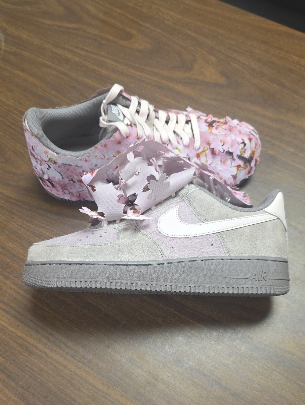 Nike Air Force 1 '07 Premium 'Spring Flowers' Cherry Blossom IQ3472-298 Men's 10 - Picture 5 of 8